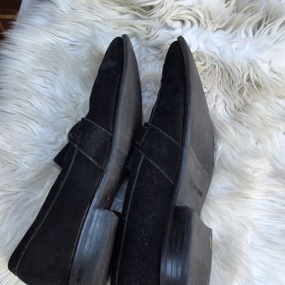 Stacy Adams‎ Black suede stylized loafers 11.5 main image 5
